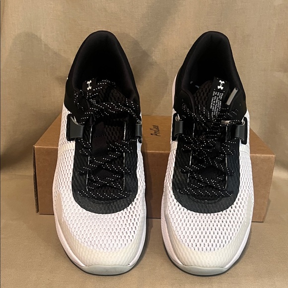 Under Armour Project Rock Charged Training Shoes black/white 12 mens main image 7